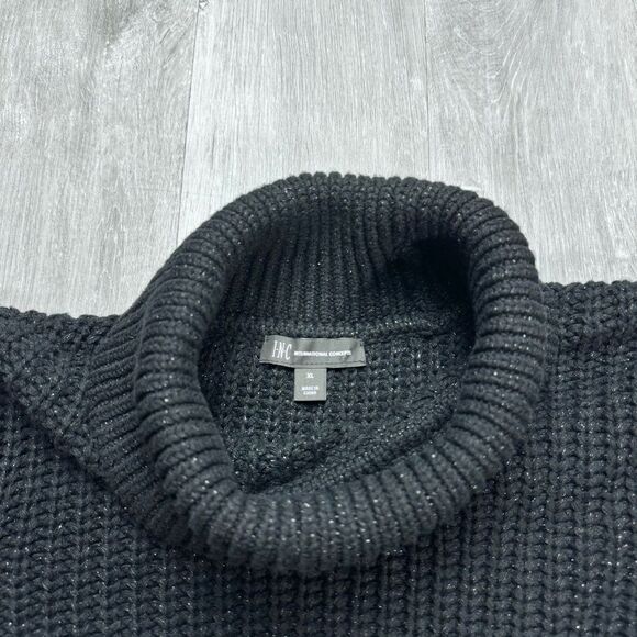 Black Turtleneck Sweater XL - Picture 2 of 6